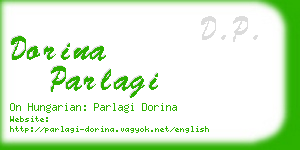 dorina parlagi business card